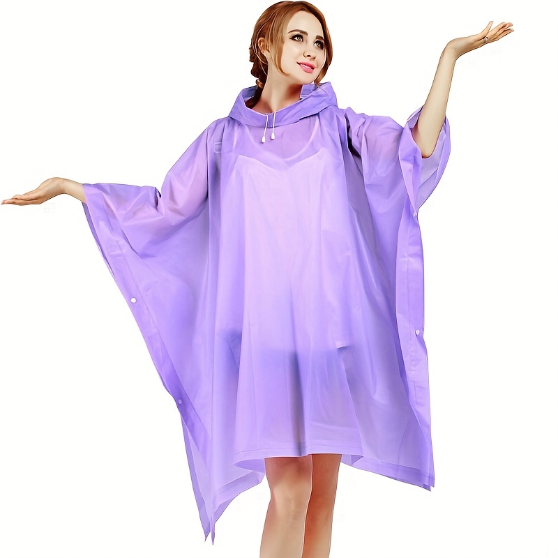 Camping Outdoor Clothing - Rain Ponchos For Adults Pouch For