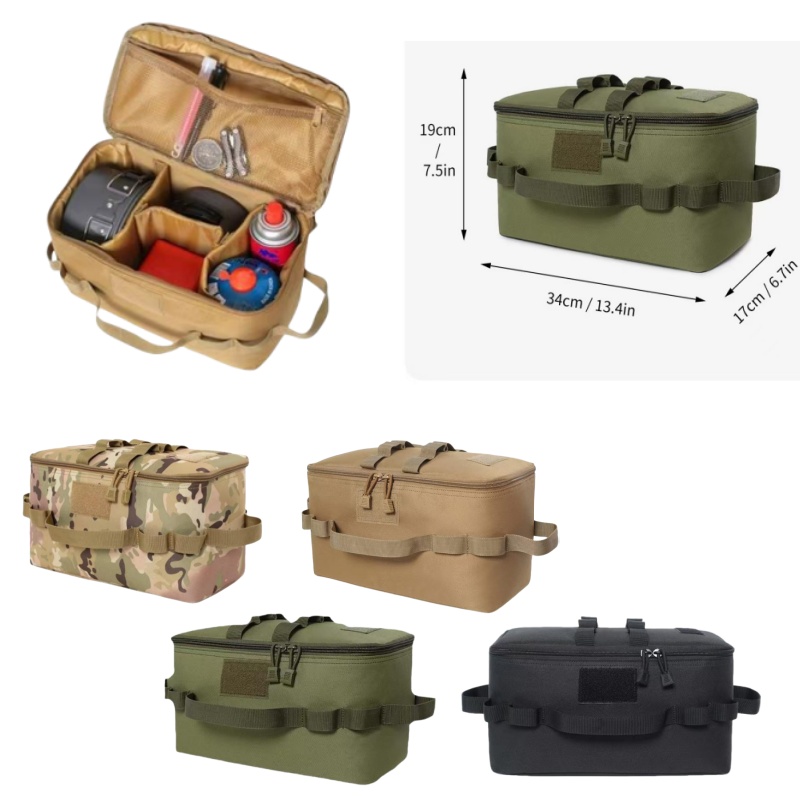 Outdoor Camping Utensils - Outdoor Pouch Camping Storage Bag Cooking