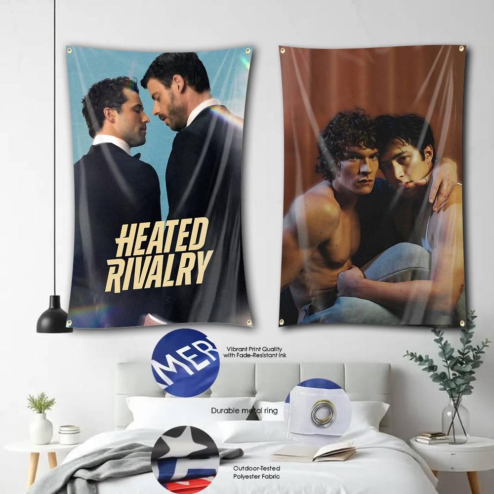 Outdoor Camping Tv - BL-TV H-Heated R-Rivalry Flag Tapestry Banner