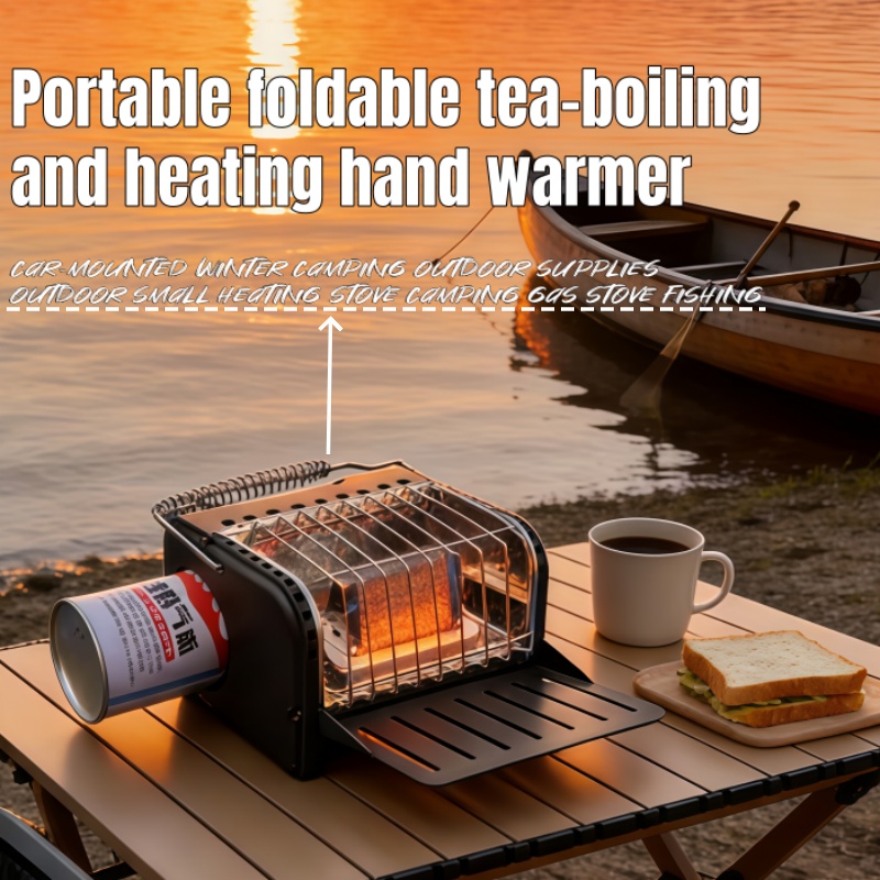 Outdoor Camping Gas Heater - 1200W camping gas stove portable mini