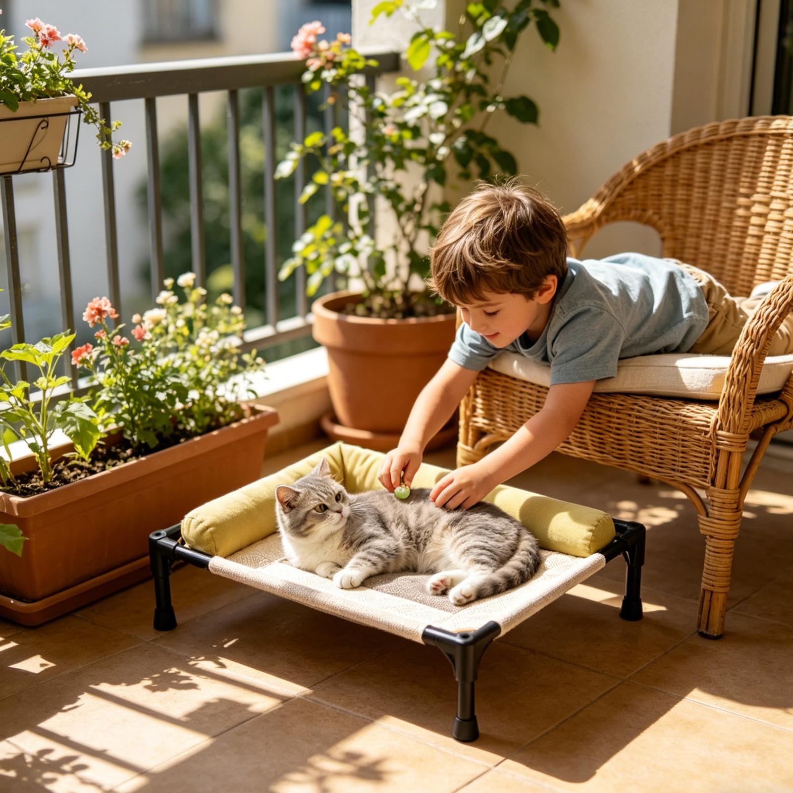 Outdoor Camping Dog Bed - Dog Outdoor Bed Detachable Lifted Washable