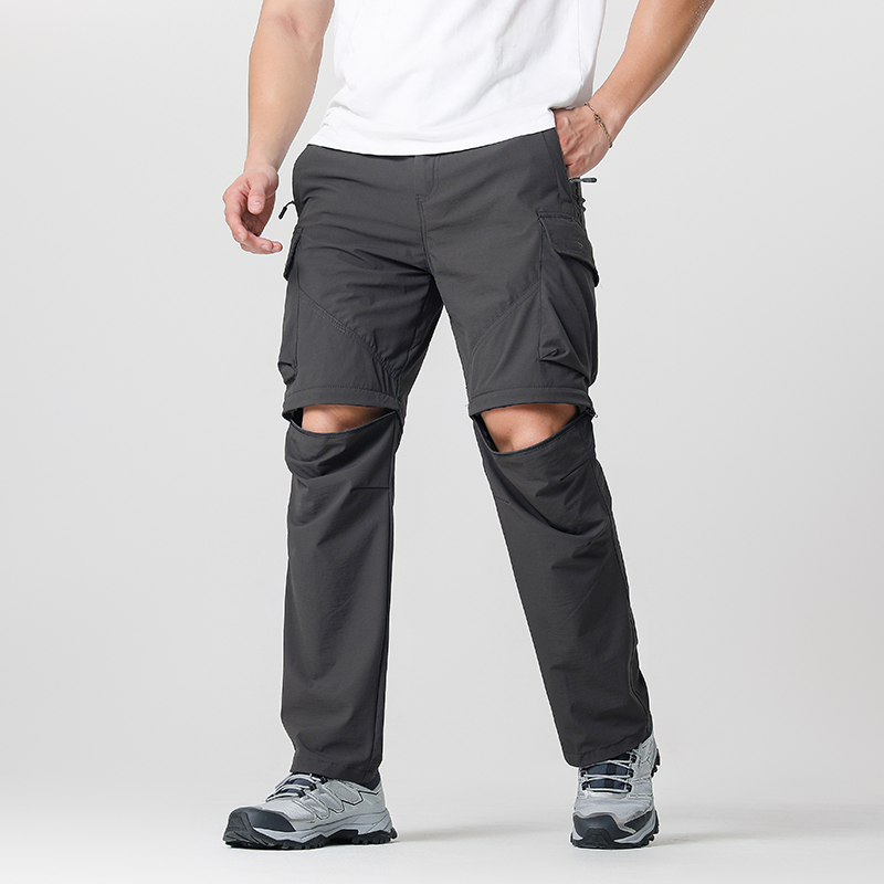 Outdoor Camping Gear - Men's Cargo Hiking Convertible Pants, Waterproof,