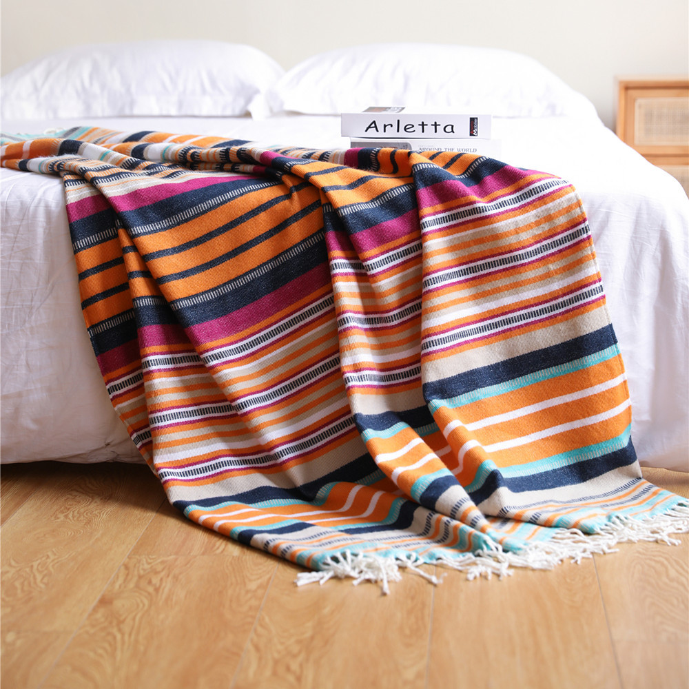Mexican Bed Blanket Summer Sof - Outdoor Camping Tv ulasan dan harga