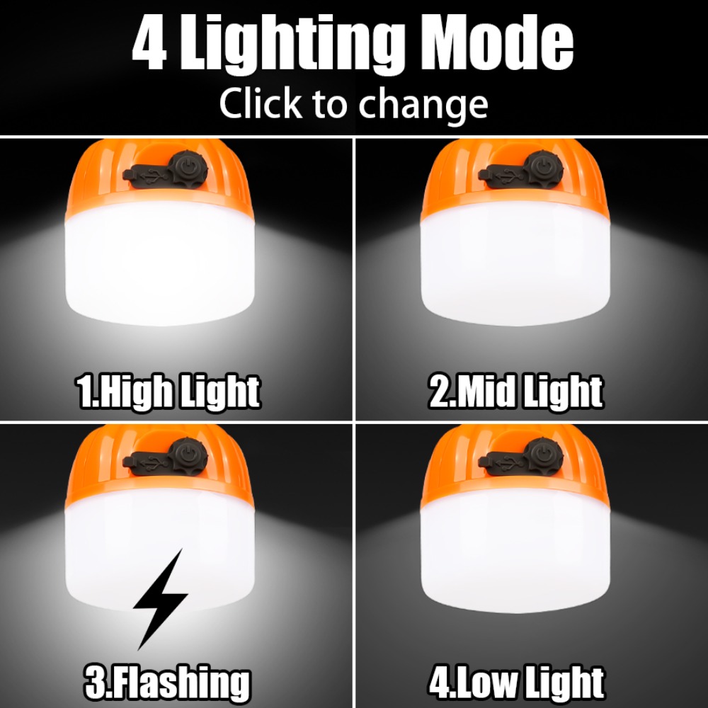 Portable Mini Camping Lamp 4 L - Outdoor Camping Lamp ulasan dan harga