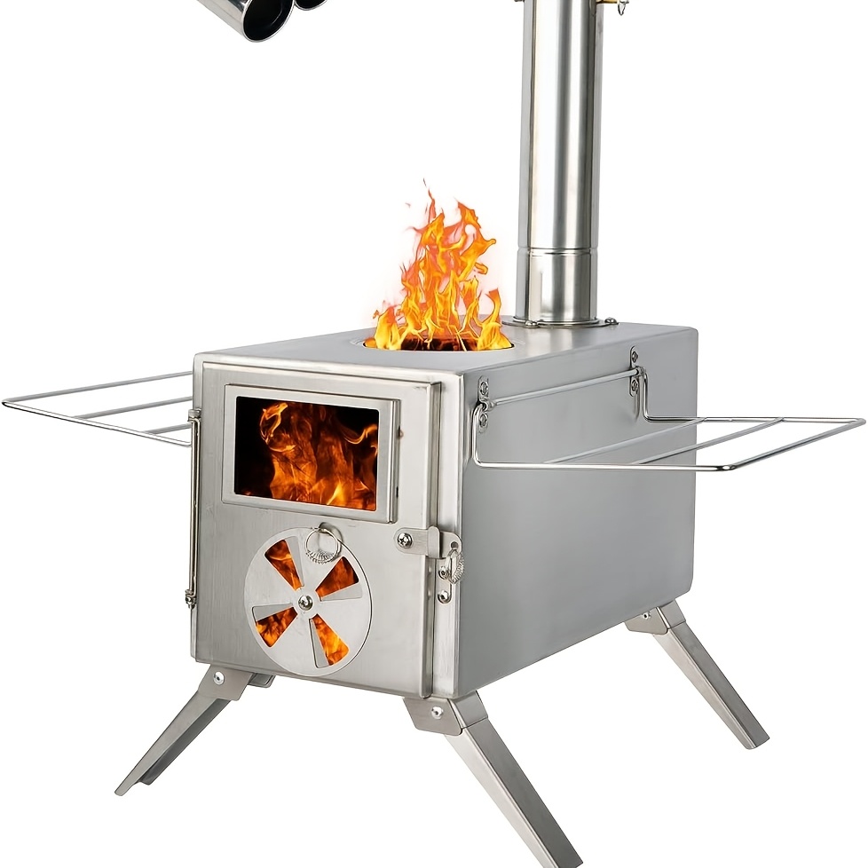 Camping wood stove stainless s - Outdoor Camping Stove Wood ulasan dan harga