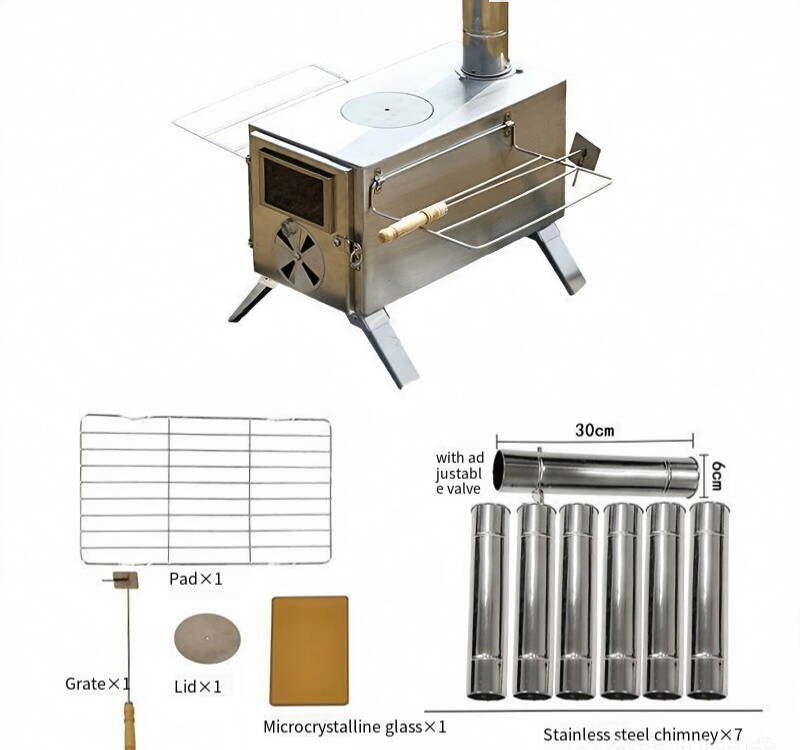 Camping wood stove stainless s - Outdoor Camping Stove Wood ulasan dan harga