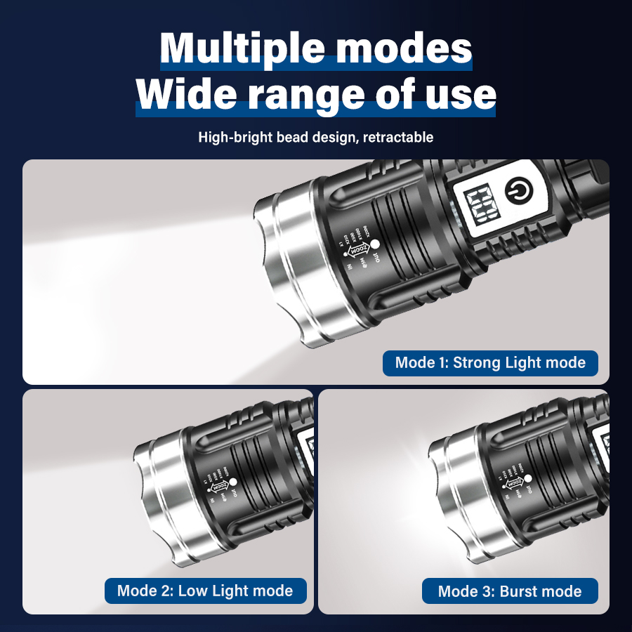 High Power 200000LM LED Flashl - Outdoor Camping Lamp ulasan dan harga
