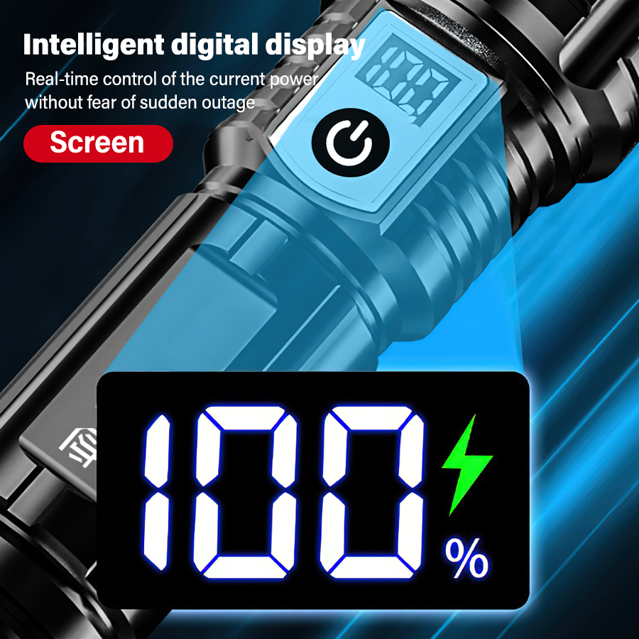 High Power 200000LM LED Flashl - Outdoor Camping Lamp ulasan dan harga