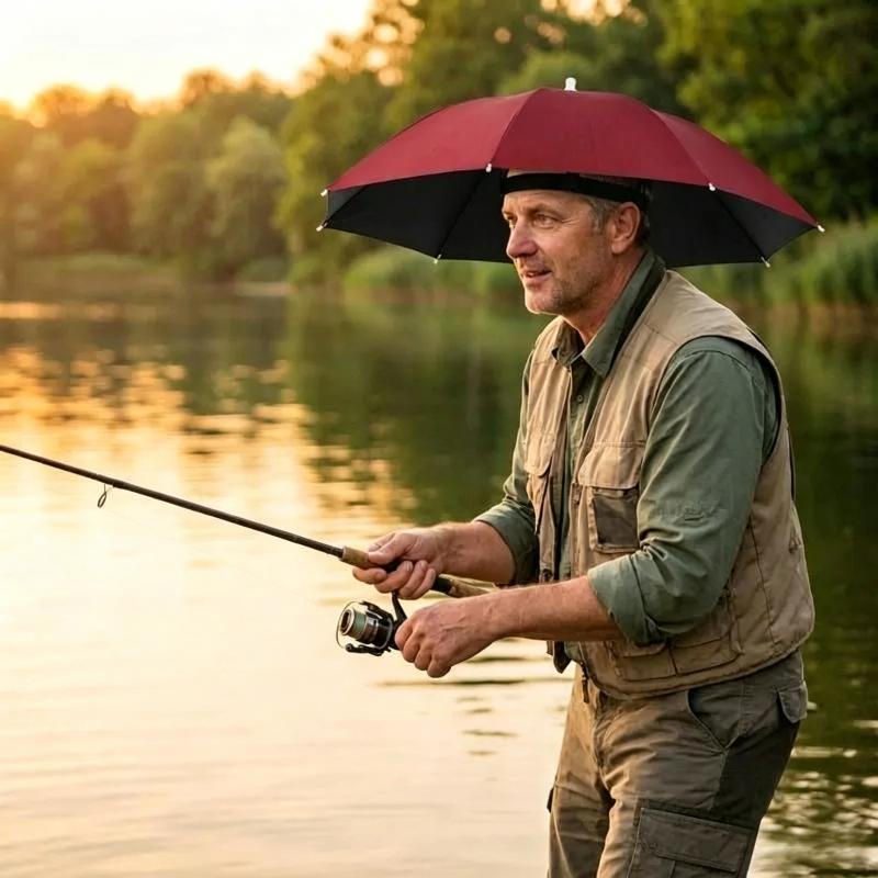 UV Proof Waterproof Foldable U - Outdoor Camping Umbrella ulasan dan harga