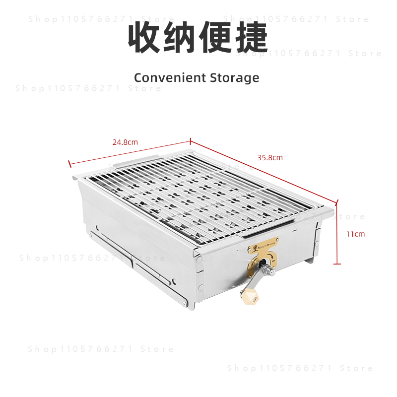 Portable Stainless Steel Foldi - Outdoor Camping Stove ulasan dan harga