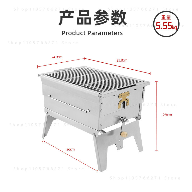 Portable Stainless Steel Foldi - Outdoor Camping Stove ulasan dan harga
