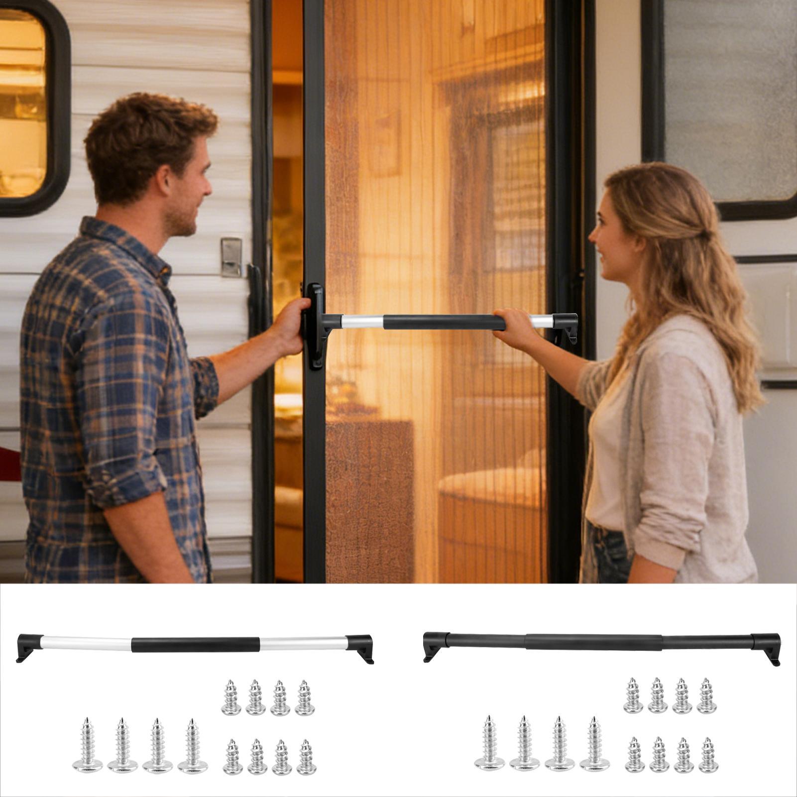 RV Screen Door Handle Bar Adju - Outdoor Camping Rental ulasan dan harga