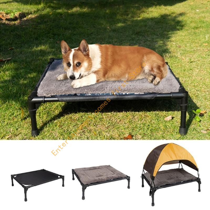 Outdoor Raised Dog Cot Bed wit - Outdoor Camping Dog Bed ulasan dan harga