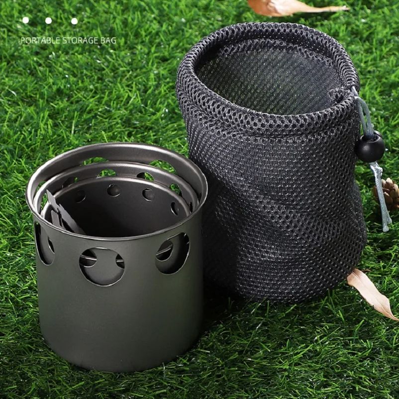 Camping Small Titanium Wood St - Outdoor Camping Stove Wood ulasan dan harga