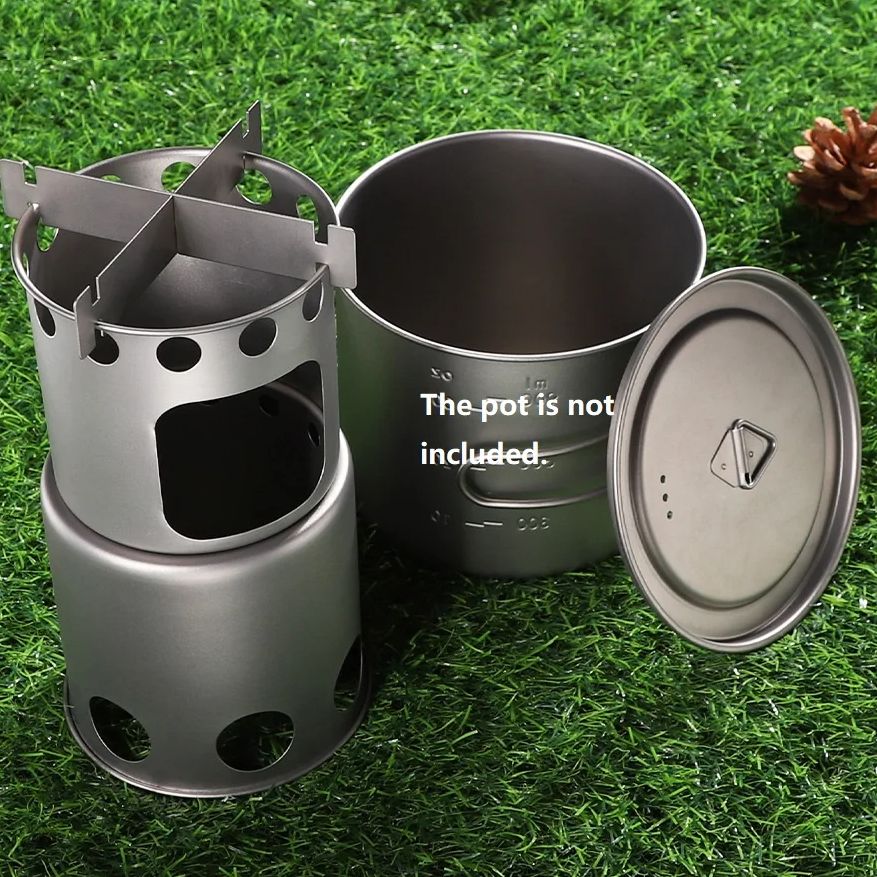 Camping Small Titanium Wood St - Outdoor Camping Stove Wood ulasan dan harga