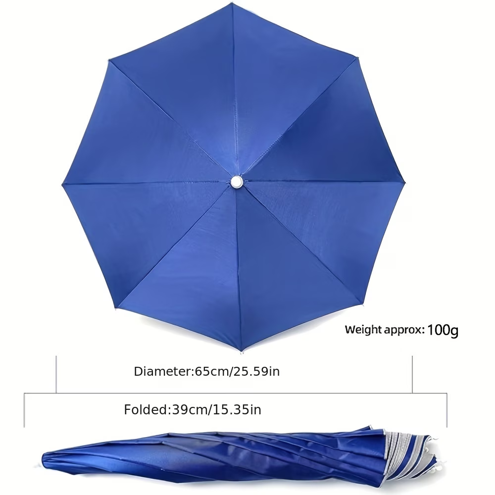 Elastic Headband Umbrella Hat, - Outdoor Camping Umbrella ulasan dan harga