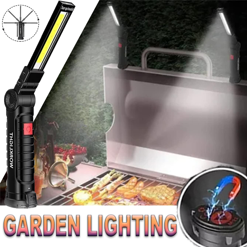 Portable LED Flashlight with M - Outdoor Camping Lamp ulasan dan harga
