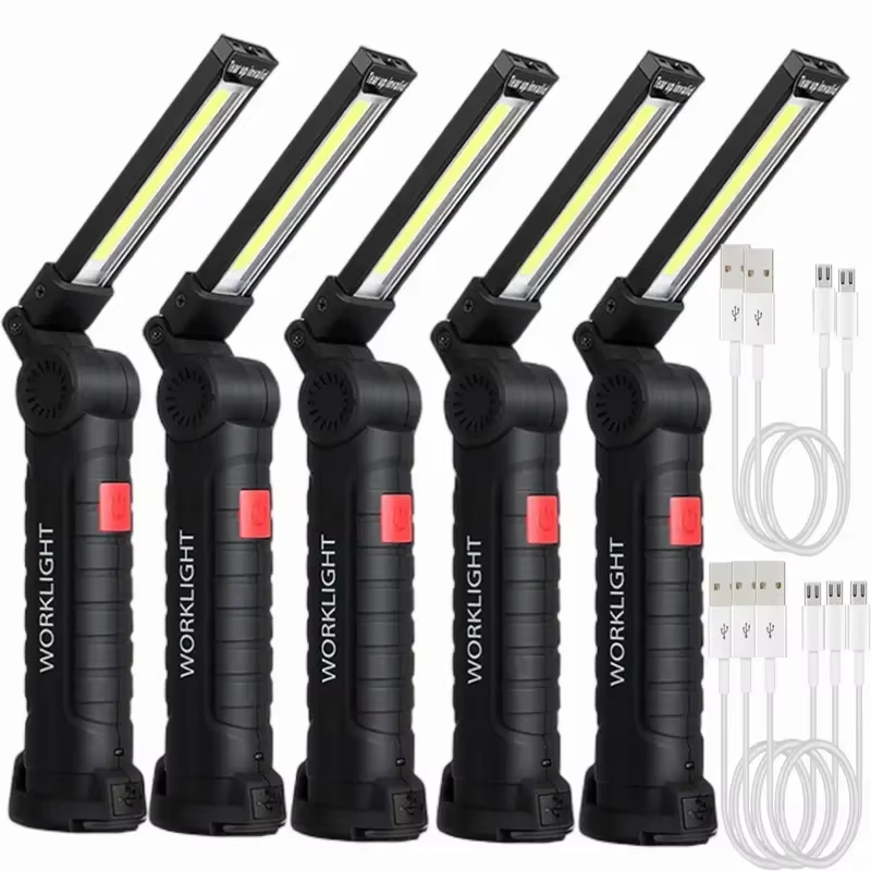 Portable COB LED Flashlight US - Outdoor Camping Lamp ulasan dan harga
