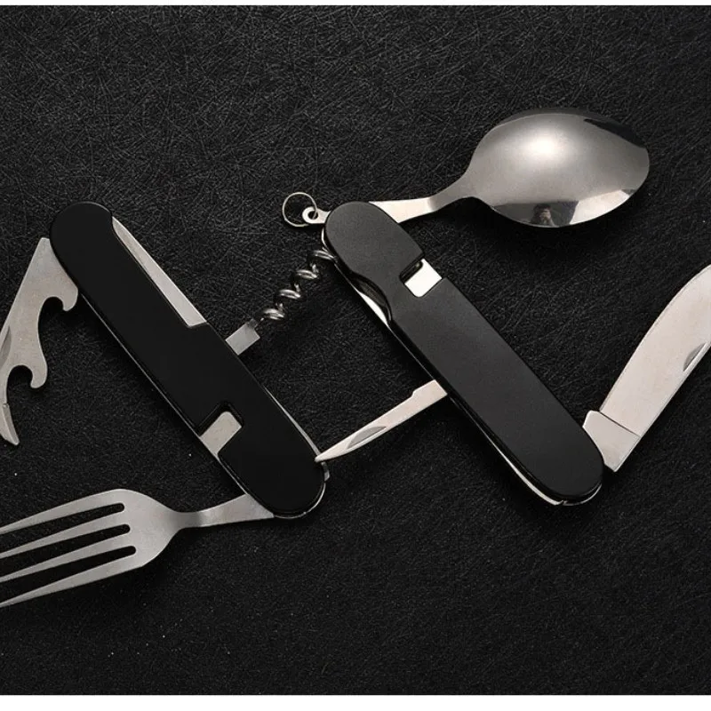 4 in 1 Folding Tableware Detac - Outdoor Camping Utensils ulasan dan harga