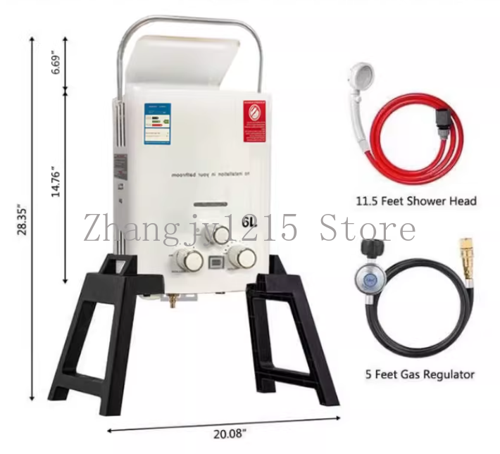 Propane LPG  Gas Tankless Wate - Outdoor Camping Water Heater ulasan dan harga