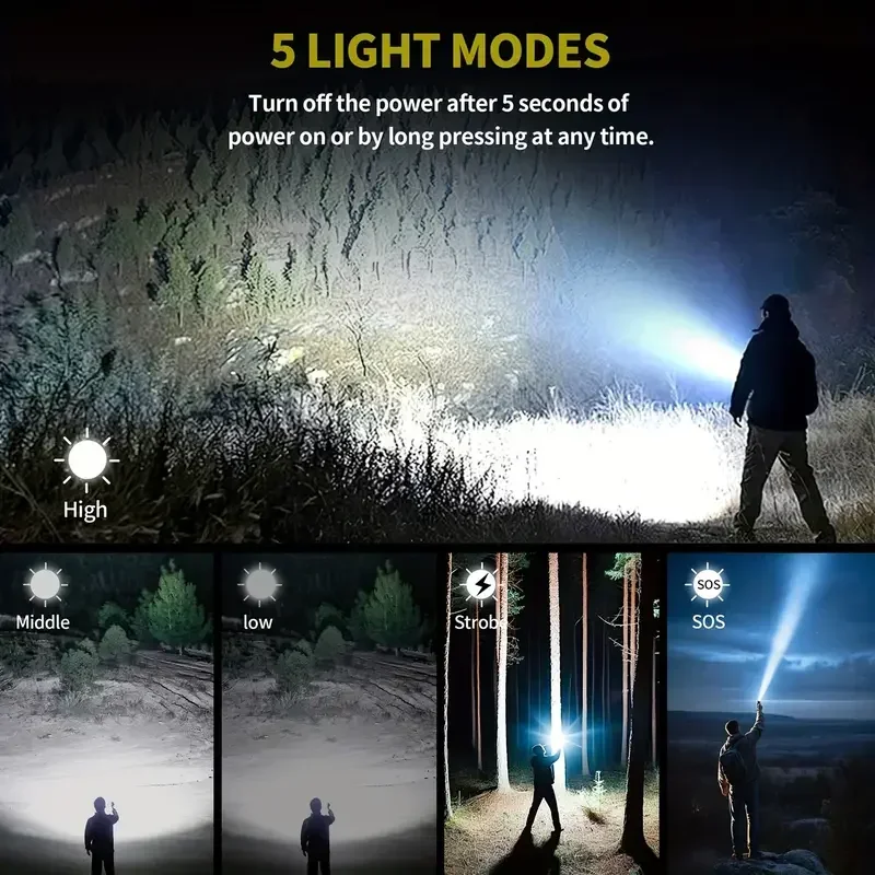 Ultra Powerful Flashlight Conc - Outdoor Camping Lamp ulasan dan harga