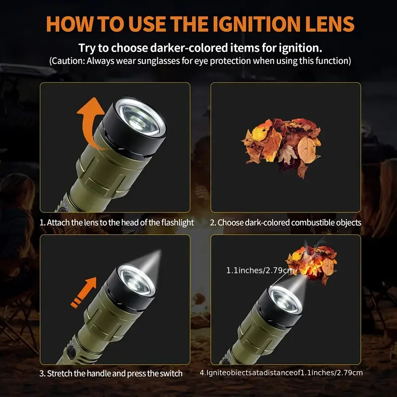 Ultra Powerful Flashlight Conc - Outdoor Camping Lamp ulasan dan harga