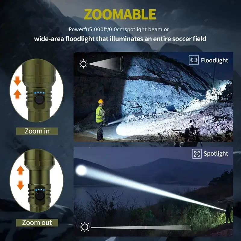 Ultra Powerful Flashlight Conc - Outdoor Camping Lamp ulasan dan harga