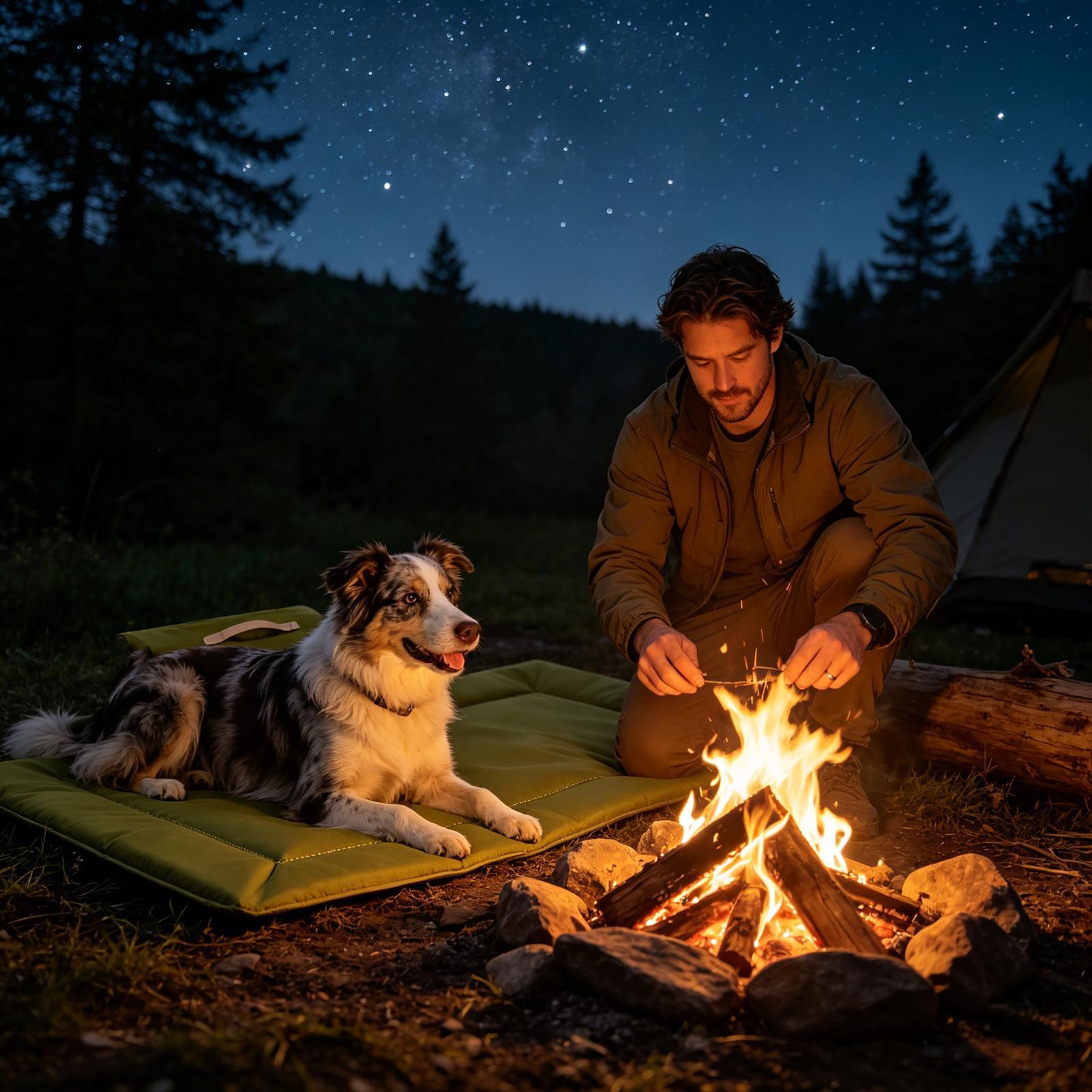 Travel Dog Bed Foldable Washab - Outdoor Camping Dog Bed ulasan dan harga