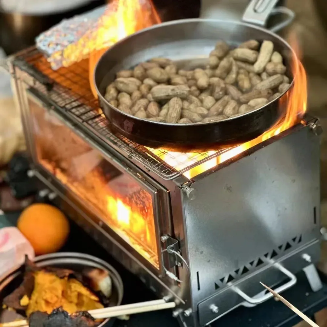 Firewood Stove Tent Stove Fold - Outdoor Camping Stove Wood ulasan dan harga