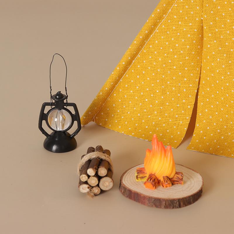 1:12 Scale Camping Tent Model  - Outdoor Camping Toys ulasan dan harga