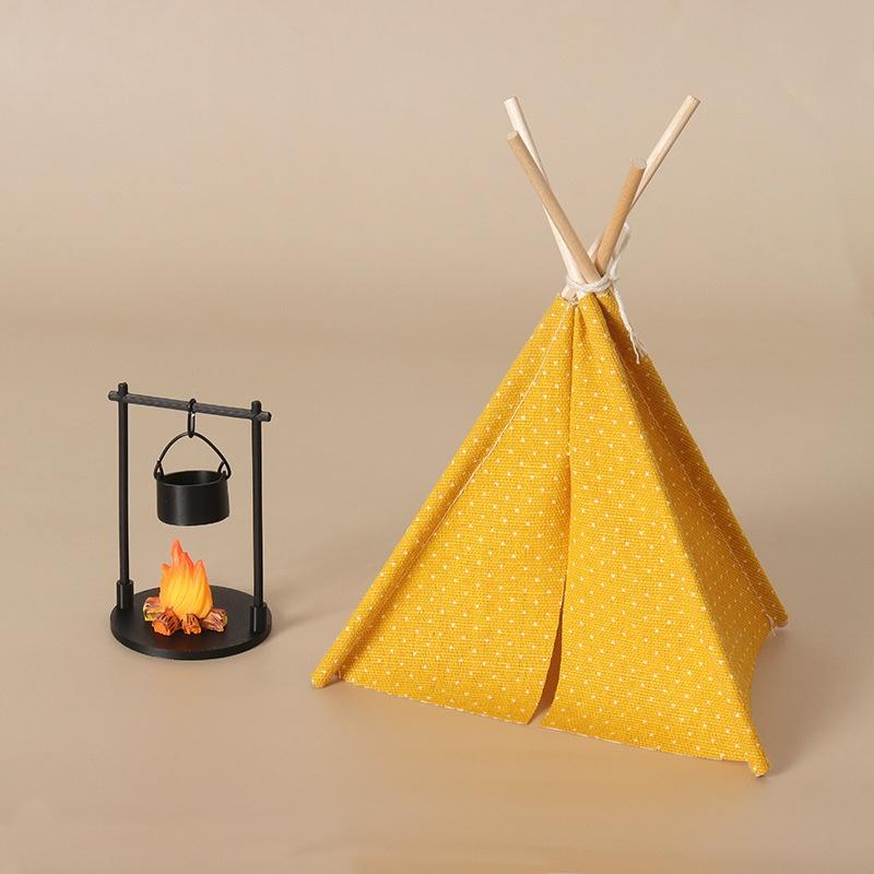 1:12 Scale Camping Tent Model  - Outdoor Camping Toys ulasan dan harga