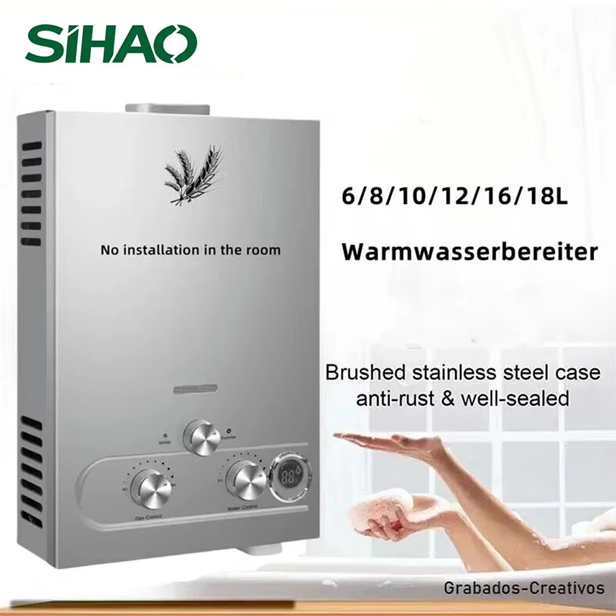 SIHAO 12L 16L 18L GPM LPG Gas  - Outdoor Camping Gas Heater ulasan dan harga