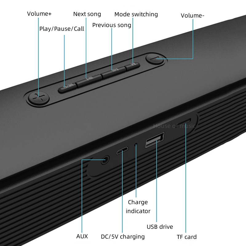 TV Soundbar Wired and Wireles  - Outdoor Camping Tv ulasan dan harga