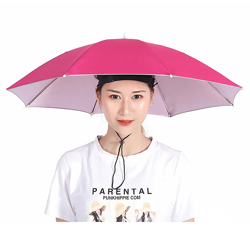 Portable Fishing Umbrella Hat  - Outdoor Camping Umbrella ulasan dan harga