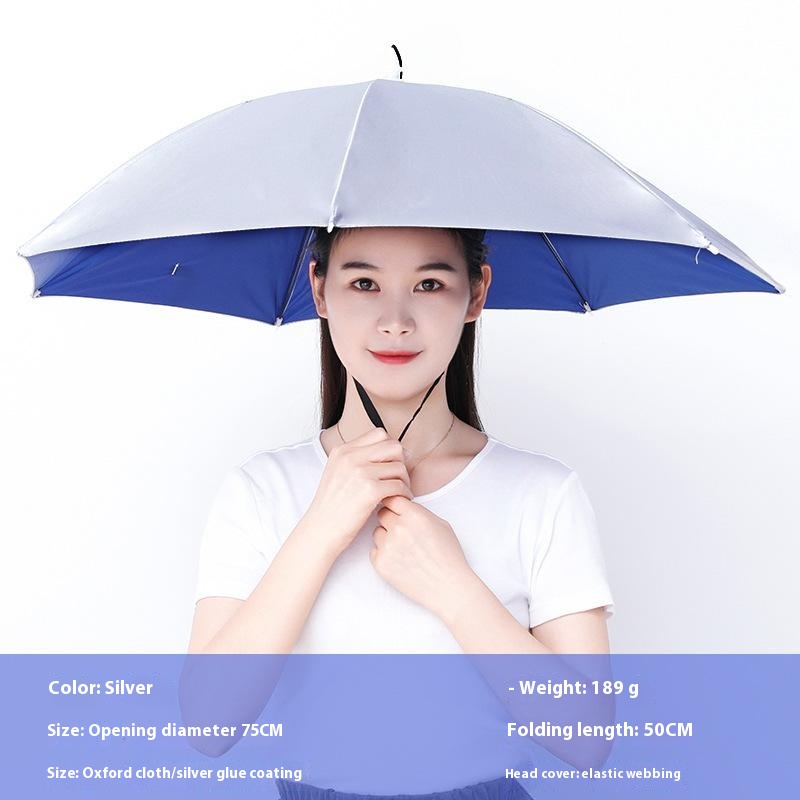 Portable Fishing Umbrella Hat  - Outdoor Camping Umbrella ulasan dan harga