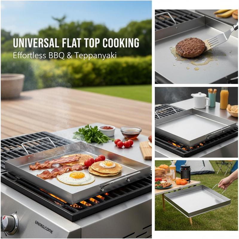 Universal Flat Top Griddle 18x - Outdoor Camping Cooking Set ulasan dan harga