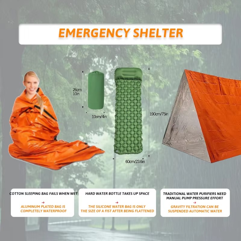 Custom 2-3 Person Professional - Outdoor Camping Sleeping Bag ulasan dan harga