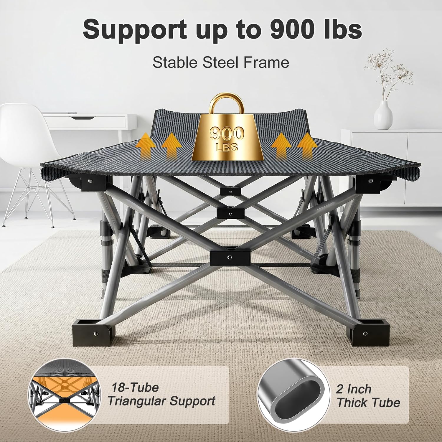 XXL Camping Cot for Adults, Ov - Outdoor Camping Sleeping Bag ulasan dan harga