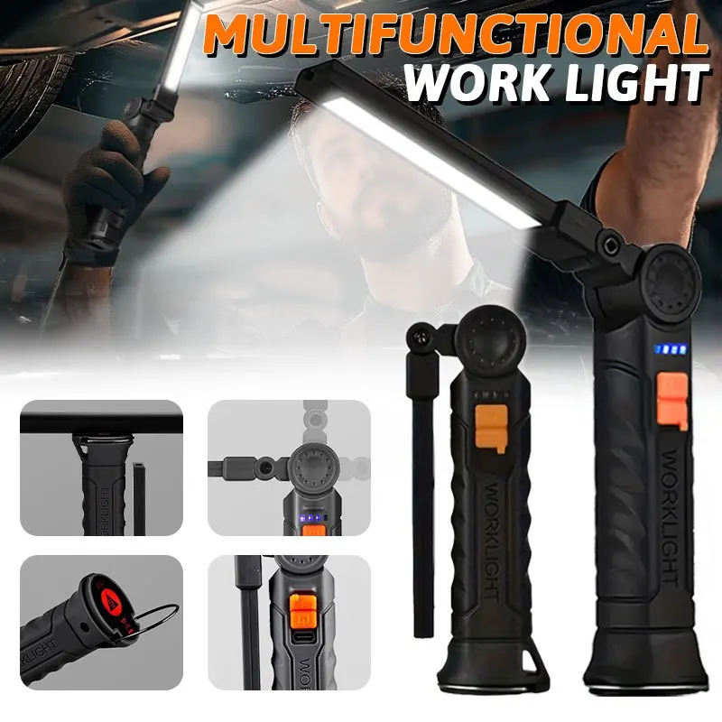Rechargeable Magnetic Work Lig - Outdoor Camping Lamp ulasan dan harga