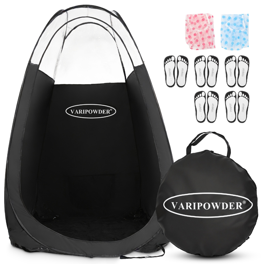 Black Spray Tanning Tent Porta - Outdoor Camping Toilet Tent ulasan dan harga