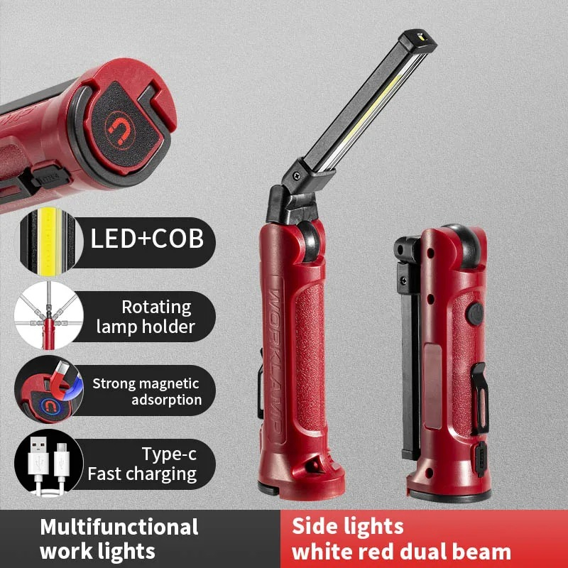 COB LED Work Light Rechargeabl - Outdoor Camping Lamp ulasan dan harga