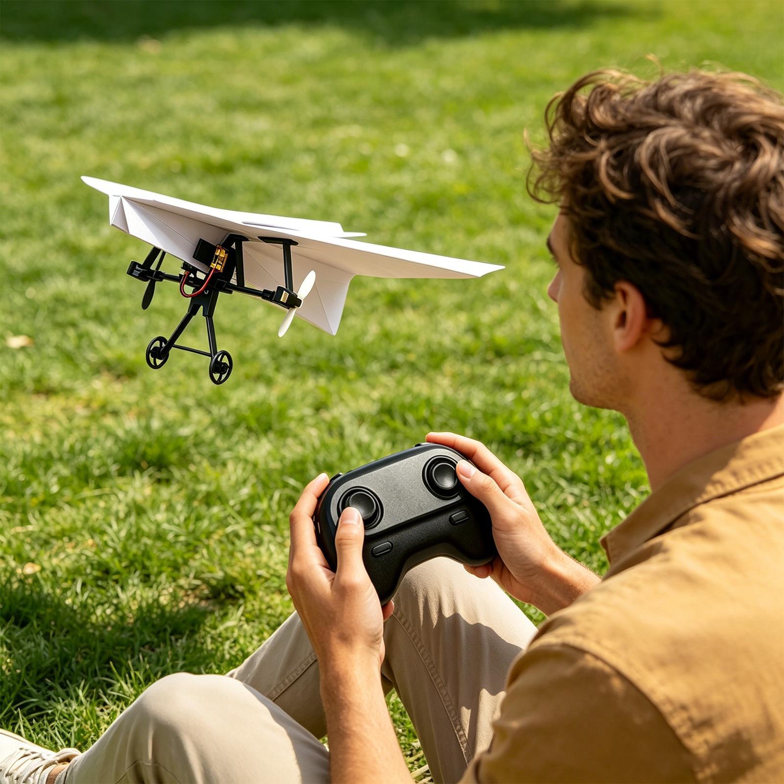Remote Control Paper Airplane  - Outdoor Camping Toys ulasan dan harga