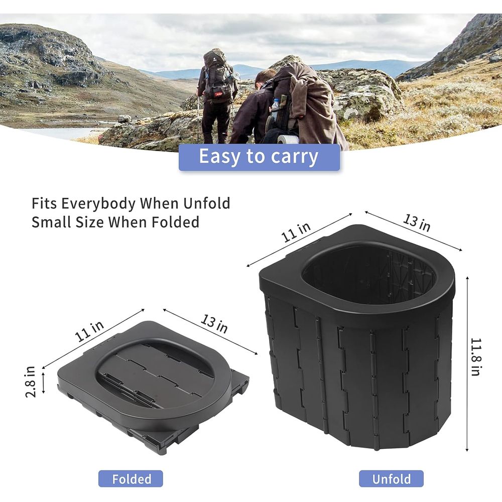 Portable Toilet Camping Potty  - Outdoor Camping Toilet Tent ulasan dan harga