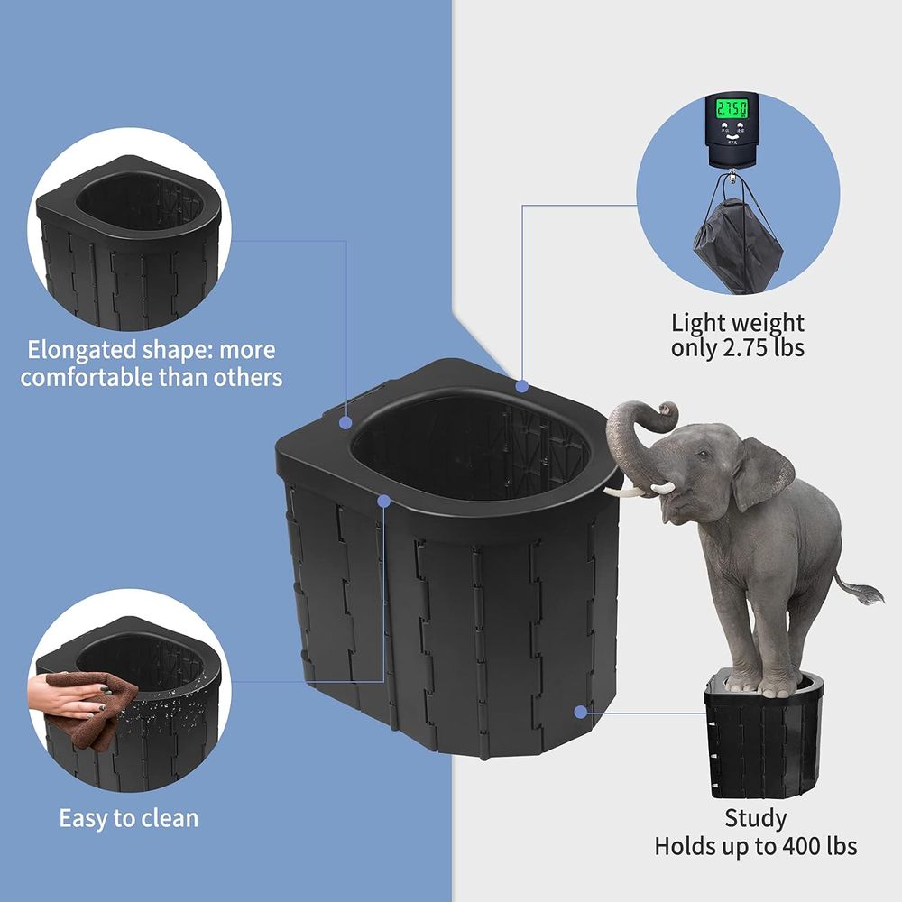 Portable Toilet Camping Potty  - Outdoor Camping Toilet Tent ulasan dan harga