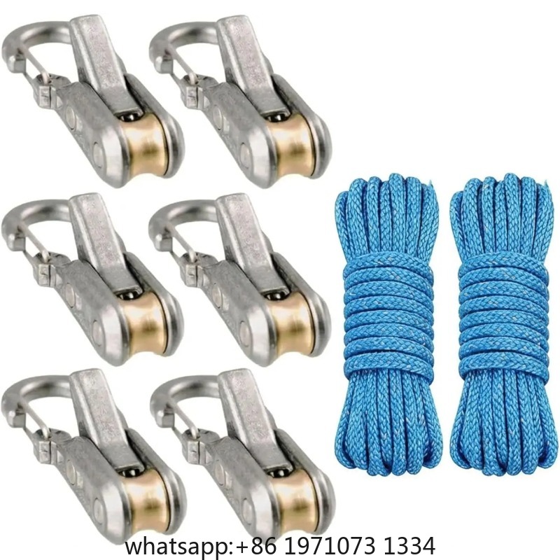Rope Roller 6 Pack, Stainless  - Outdoor Camping Gear ulasan dan harga