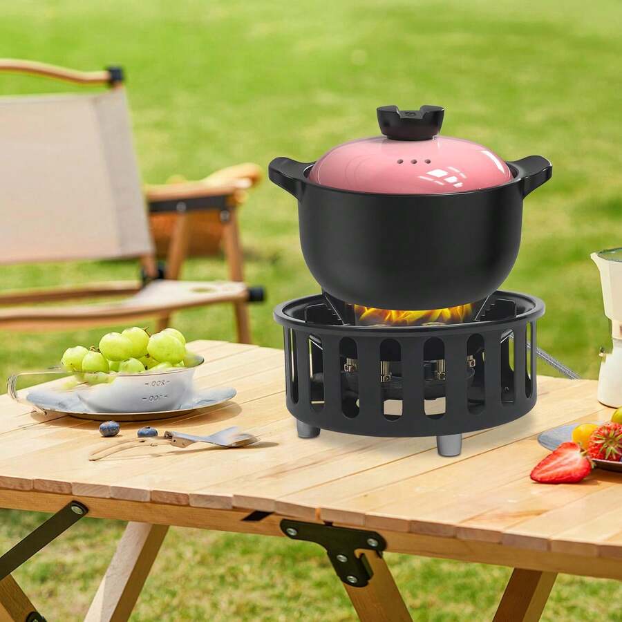 Portable Camping Stove With 3  - Outdoor Camping Burner ulasan dan harga