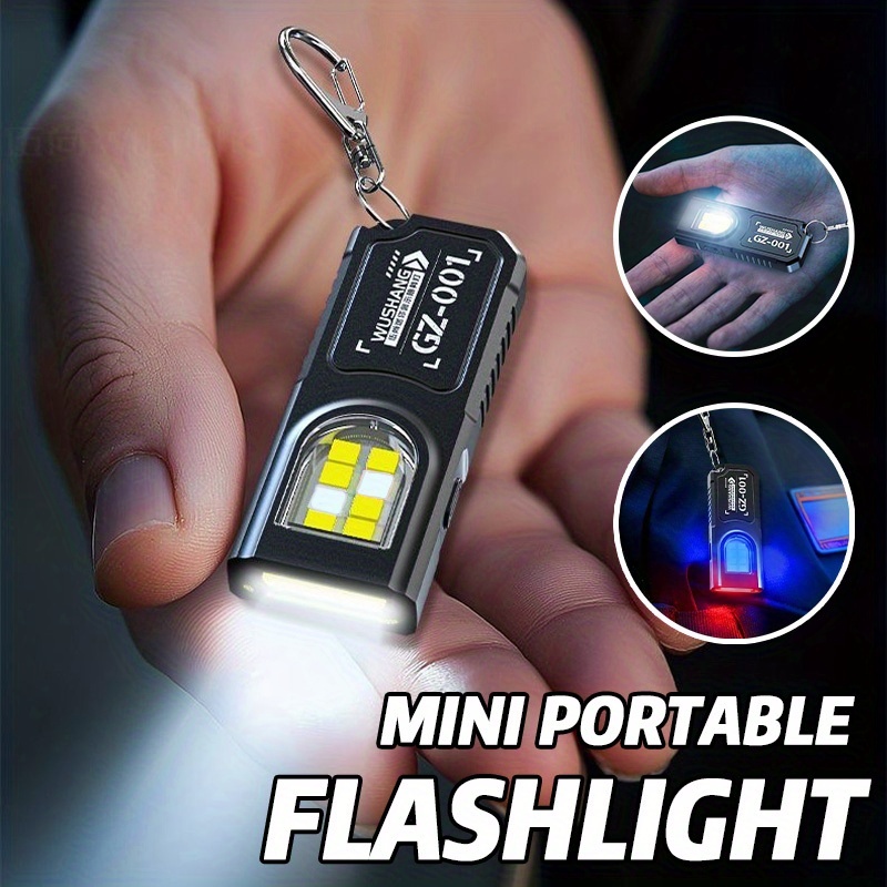 Powerful Mini COB LED Keychain - Outdoor Camping Lamp ulasan dan harga
