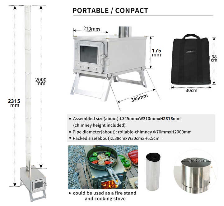 [New] Outdoor Stainless Steel  - Outdoor Camping Stove Wood ulasan dan harga