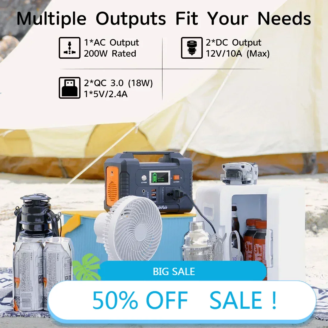 NEW 151WH AC Outdoor Emergency - Outdoor Camping Tv ulasan dan harga