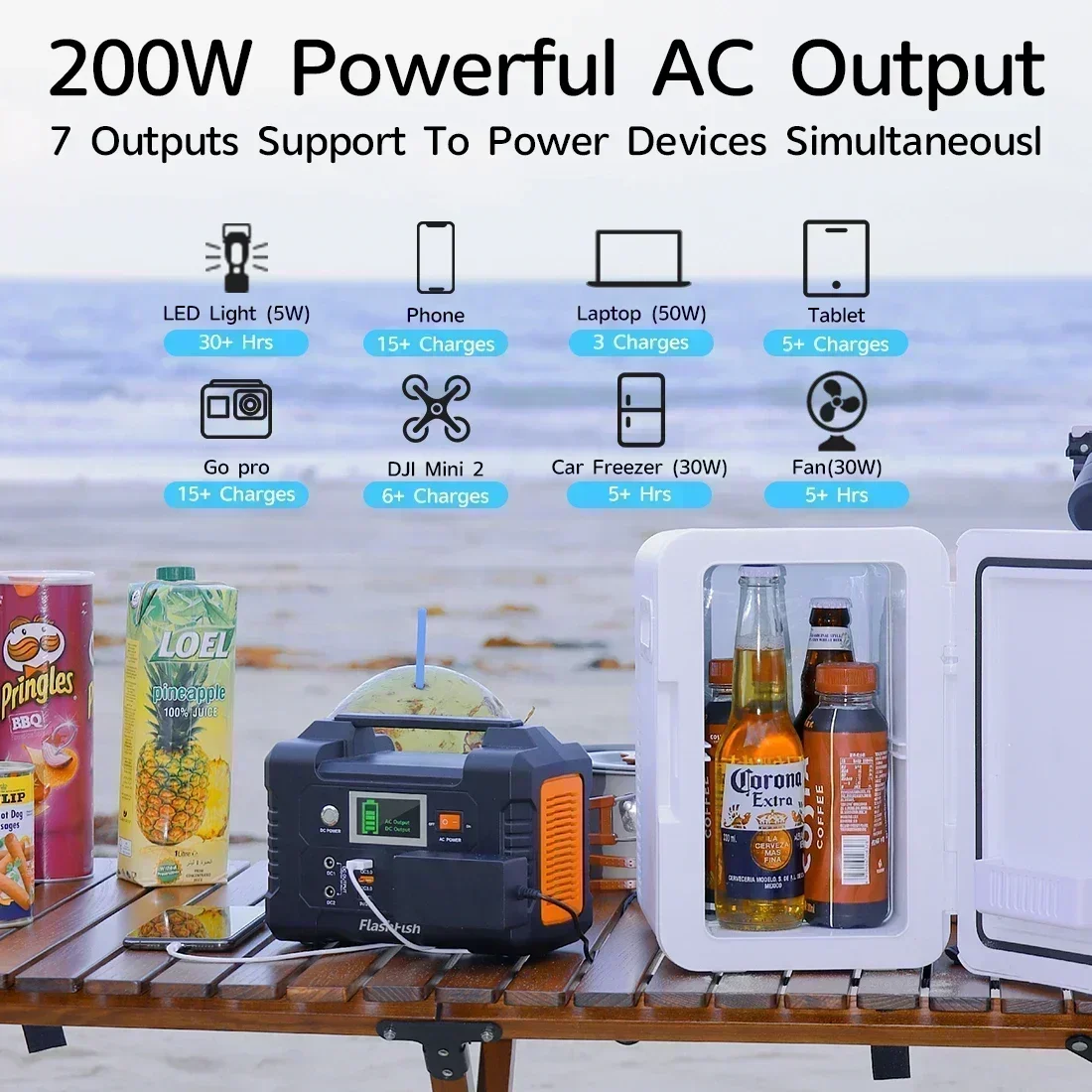 NEW 151WH AC Outdoor Emergency - Outdoor Camping Tv ulasan dan harga